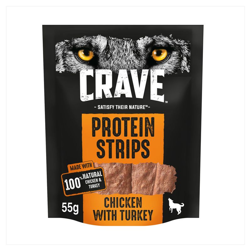 CRAVE Protein Strips with Chicken & Turkey || Crave || view 1