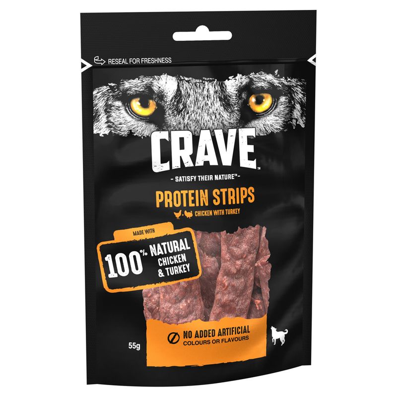 CRAVE Protein Strips with Chicken & Turkey || Crave || view 2