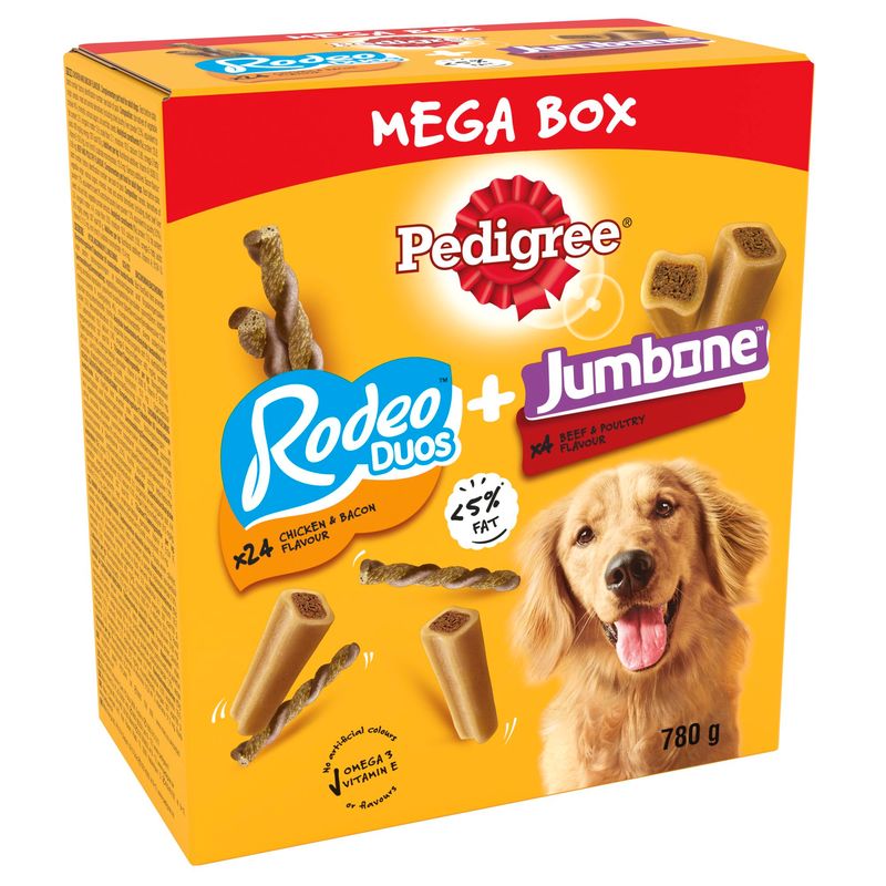 Pedigree Mega Box - Rodeo Duos & Jumbone Medium || Pedigree || view 1