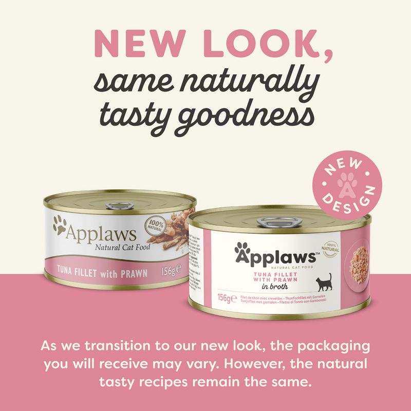 Applaws Adult Cat Cans Tuna/Fish in Broth 156g || undefined || view 6
