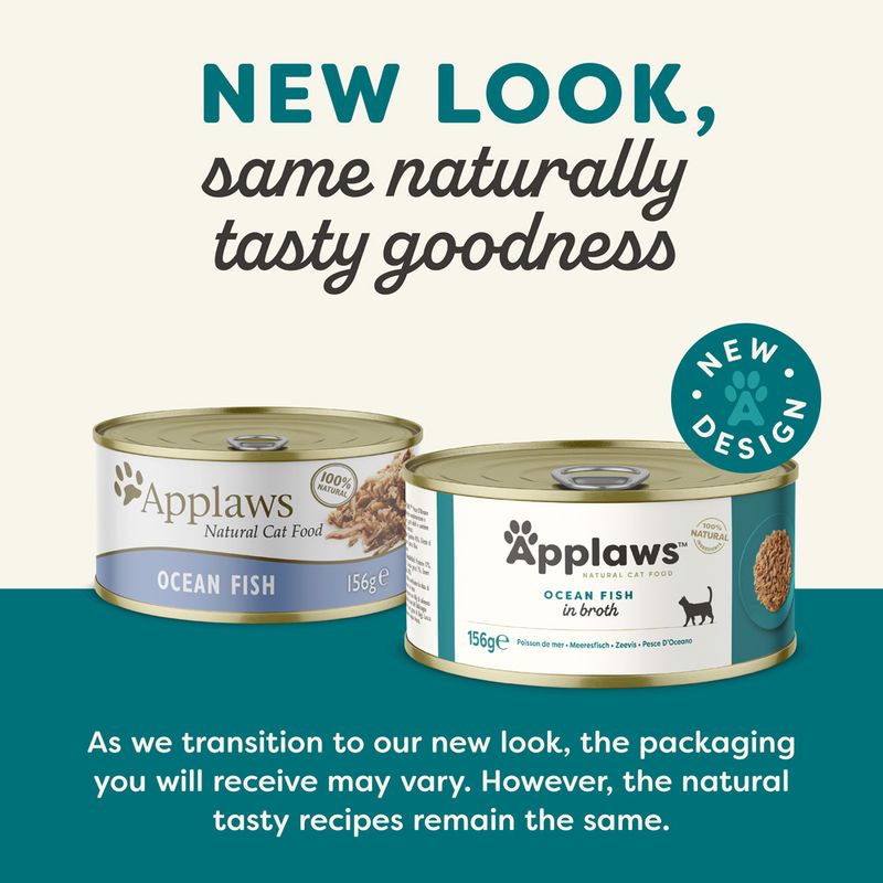 Applaws Adult Cat Cans Tuna/Fish in Broth 156g || undefined || view 10