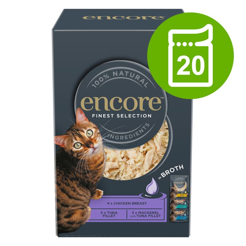Encore Cat Pouch in Broth Saver Pack 20 x 50g || Encore || view 1