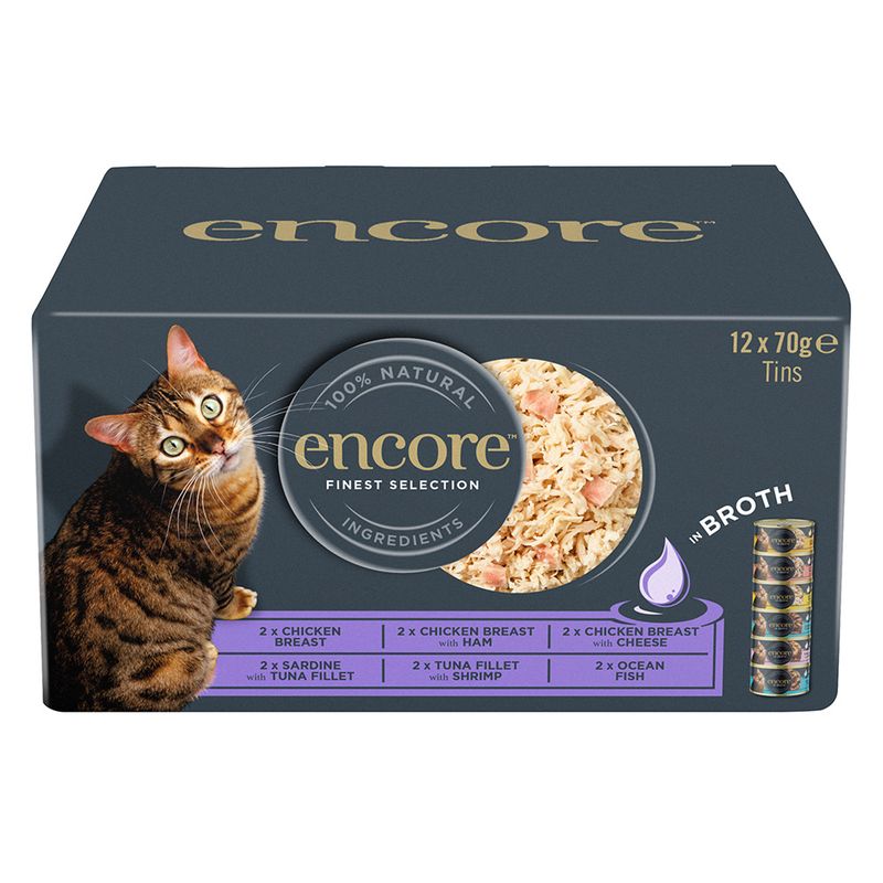 Encore Cat Tin in Broth 12 x 70g || Encore || view 8