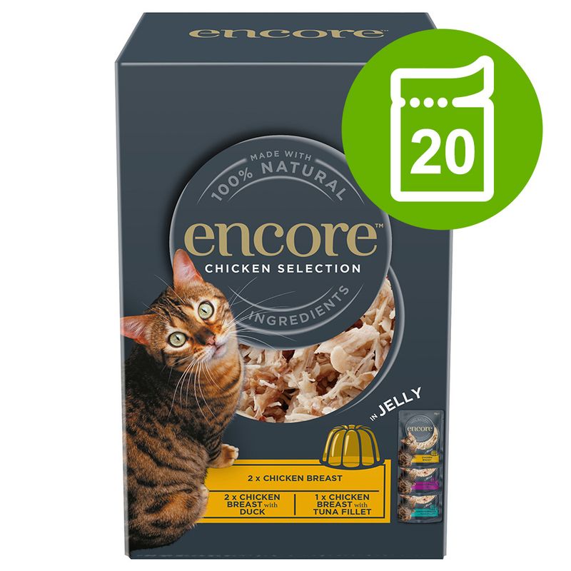 Encore Cat Jelly Pouch Multipack 20 x 50g || Encore || view 1