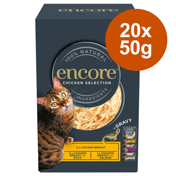 Encore Cat Gravy Pouch Mix Saver Pack 20 x 50g || Encore || view 1