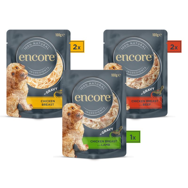 Encore Dog Gravy Pouch Mix 5 x 100g || Encore || view 2