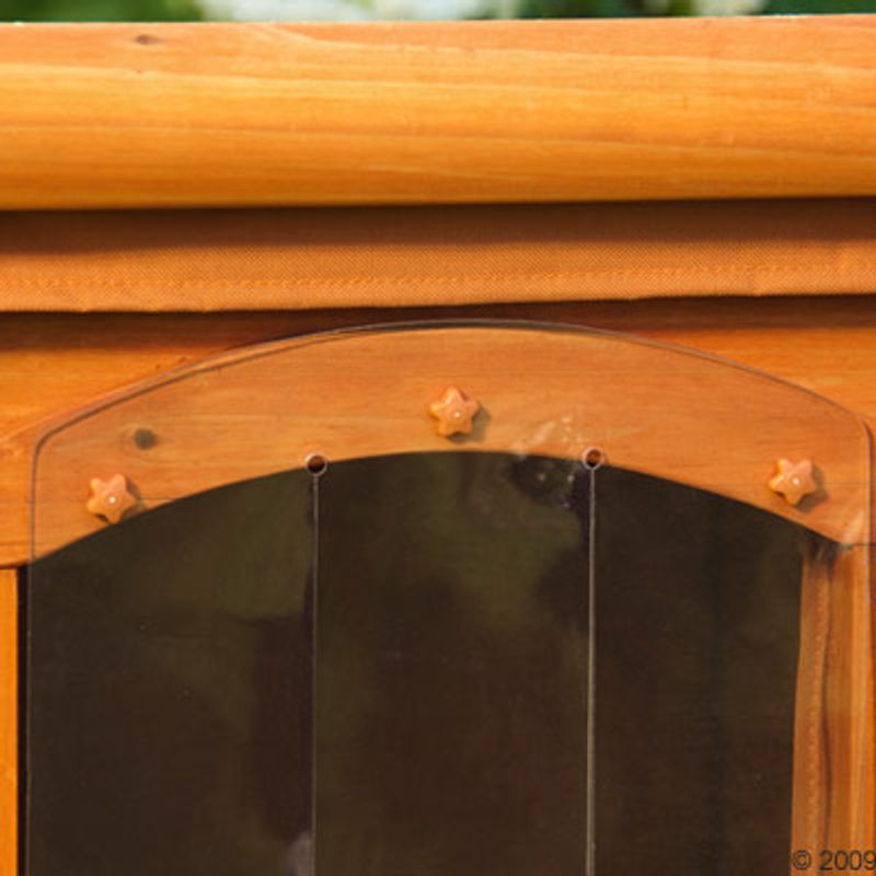 Woody Flat-Roofed Dog Kennel || zooplus Exclusive || view 7