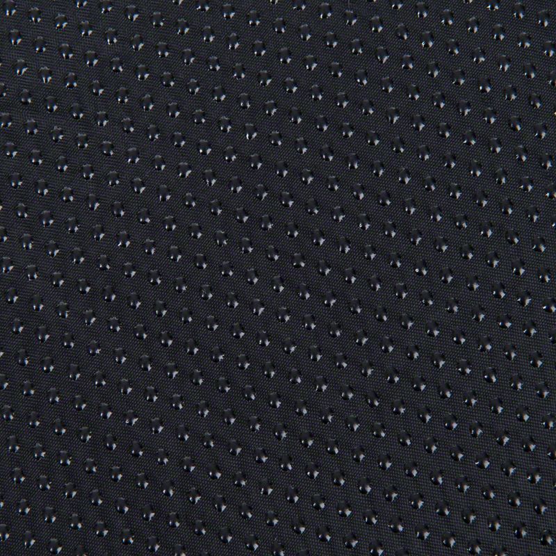 Close-up of black, non-slip fabric with small studs for better grip.