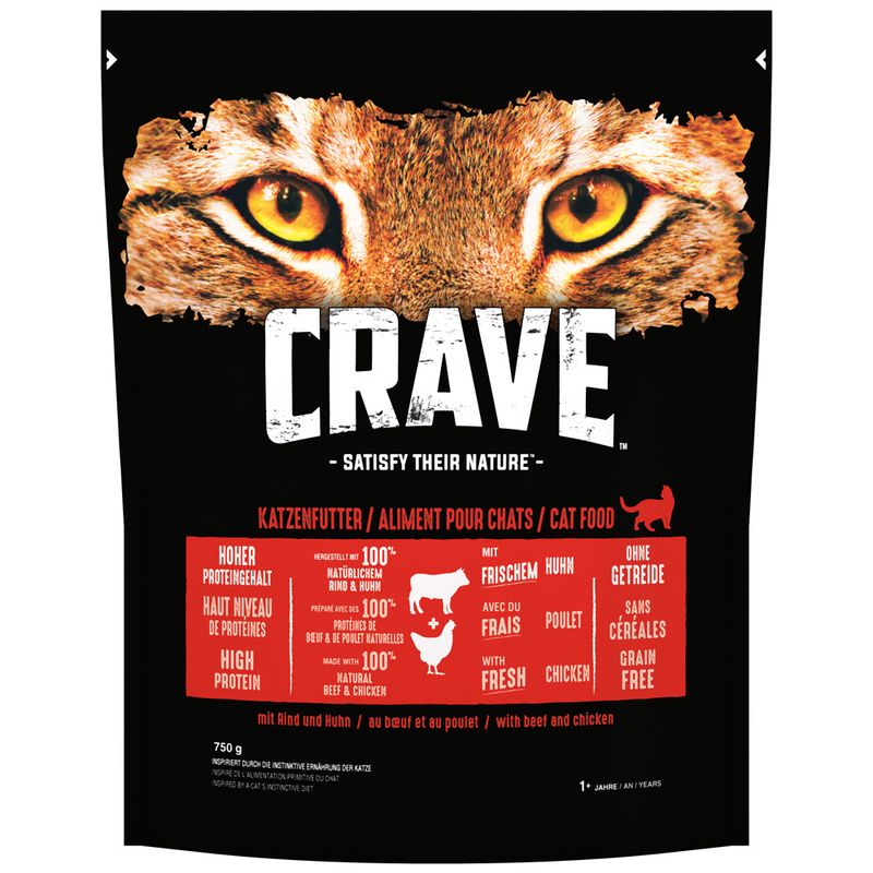 CRAVE Adult Beef & Chicken Dry Cat Food || Crave || view 11