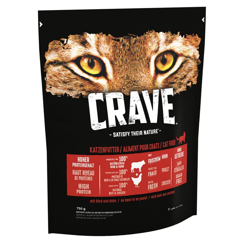 CRAVE Adult Beef & Chicken Dry Cat Food || Crave || view 10