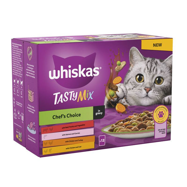 Whiskas 1+ Tasty Mix Chef's Choice in Gravy || undefined || view 1