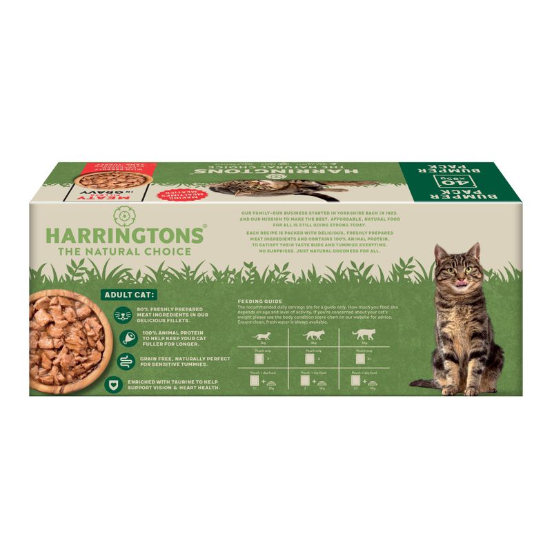 Harringtons Complete Grain-free Adult Cat – Meaty Selection in Gravy || Harringtons || view 2