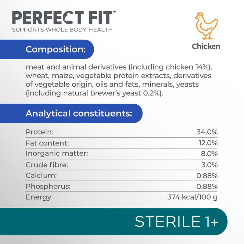 Perfect Fit Sterile 1+ Rich in Chicken || undefined || view 6