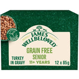 James Wellbeloved Senior 11+ Cat Hypoallergenic Pouches - Turkey in Gravy || James Wellbeloved || view 1