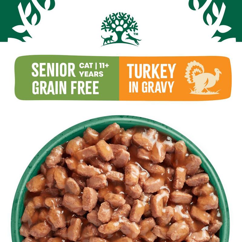 James Wellbeloved Senior 11+ Cat Hypoallergenic Pouches - Turkey in Gravy || James Wellbeloved || view 3