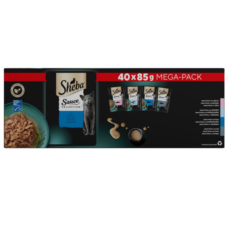 Sheba Pouches Sauce Collection 40 x 85g || Sheba || view 2