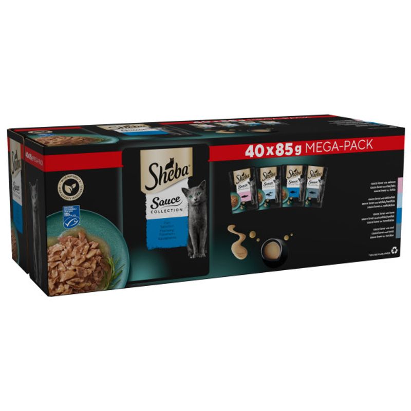 Sheba Pouches Sauce Collection 40 x 85g || Sheba || view 1