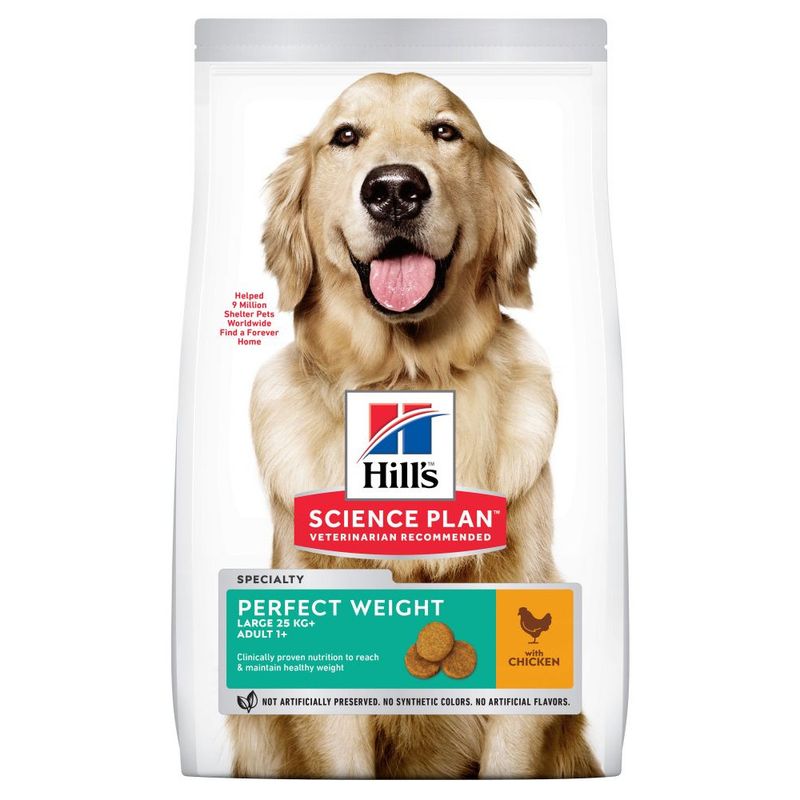 Hill's Science Plan Adult 1+ Perfect Weight Large Breed with Chicken || Hill's Science Plan || view 1