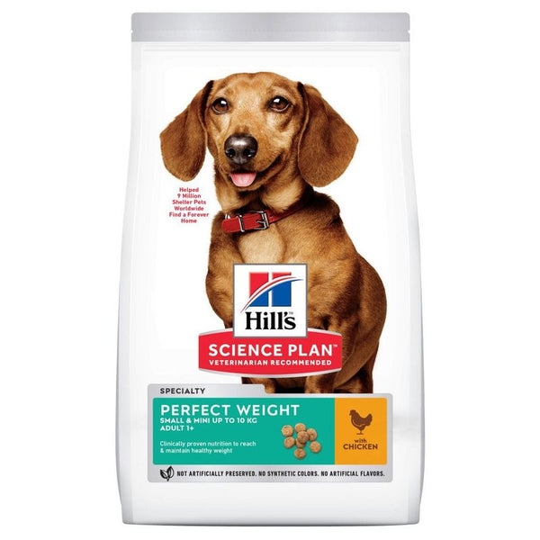 Hill's Science Plan Adult 1+ Perfect Weight Small & Mini with Chicken || Hill's Science Plan || view 1