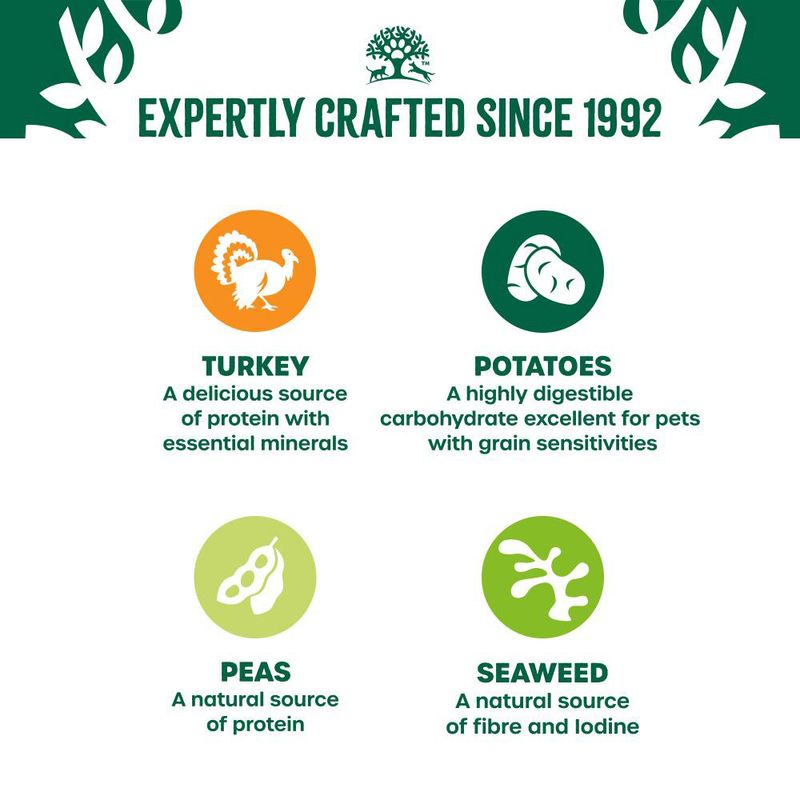 James Wellbeloved Senior Hypoallergenic Grain Free Pouches - Turkey in Gravy || James Wellbeloved || view 4