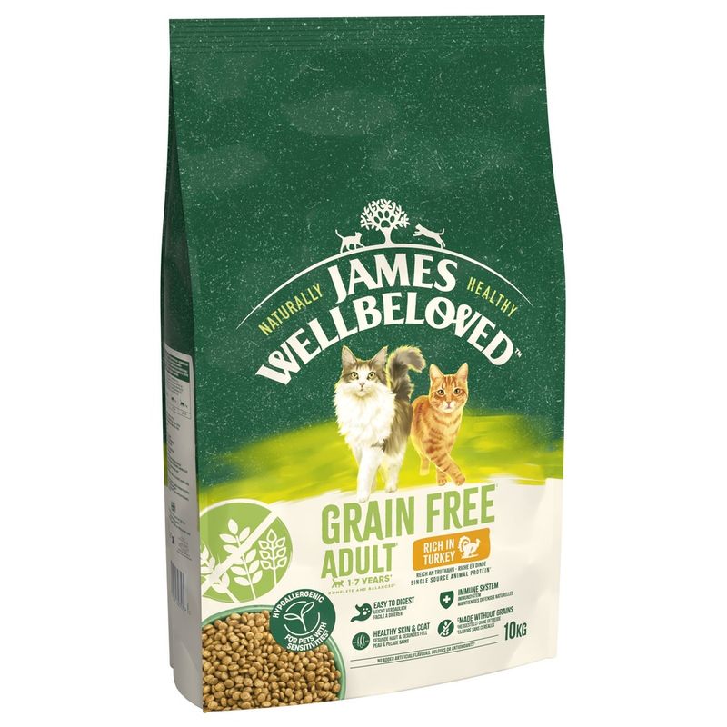 James Wellbeloved Grain Free Adult Cat Hypoallergenic Turkey​​​​​​​ || James Wellbeloved || view 5