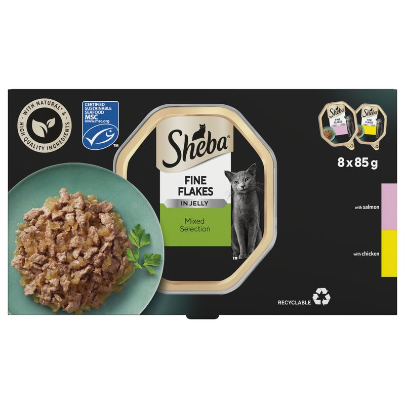 Sheba Fine Flakes Trays || Sheba || view 2