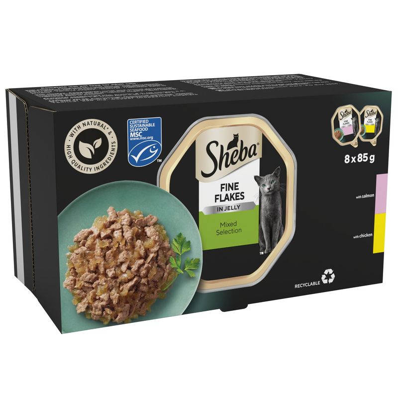Sheba Fine Flakes Trays || Sheba || view 1