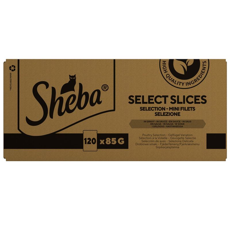 Sheba Pouches Select Slices Mega Pack 120 x 85g || Sheba || view 2