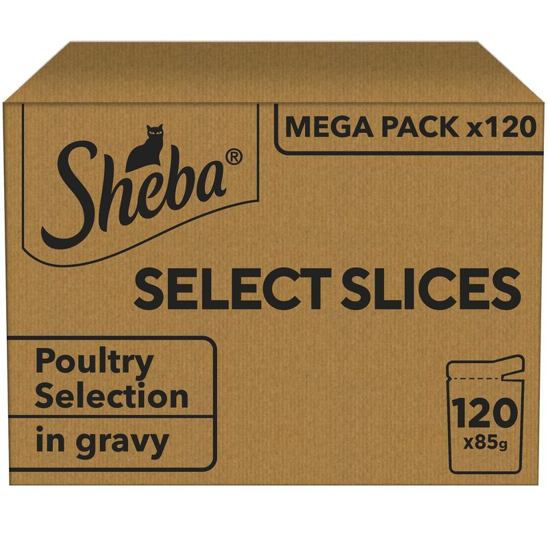 Sheba Pouches Select Slices Mega Pack 120 x 85g || Sheba || view 3