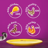 Whiskas 1+ Poultry Feasts in Jelly || undefined || view 5