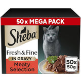 Sheba Fresh & Fine in Gravy Mini Pouches 50 x 50g || Sheba || view 27