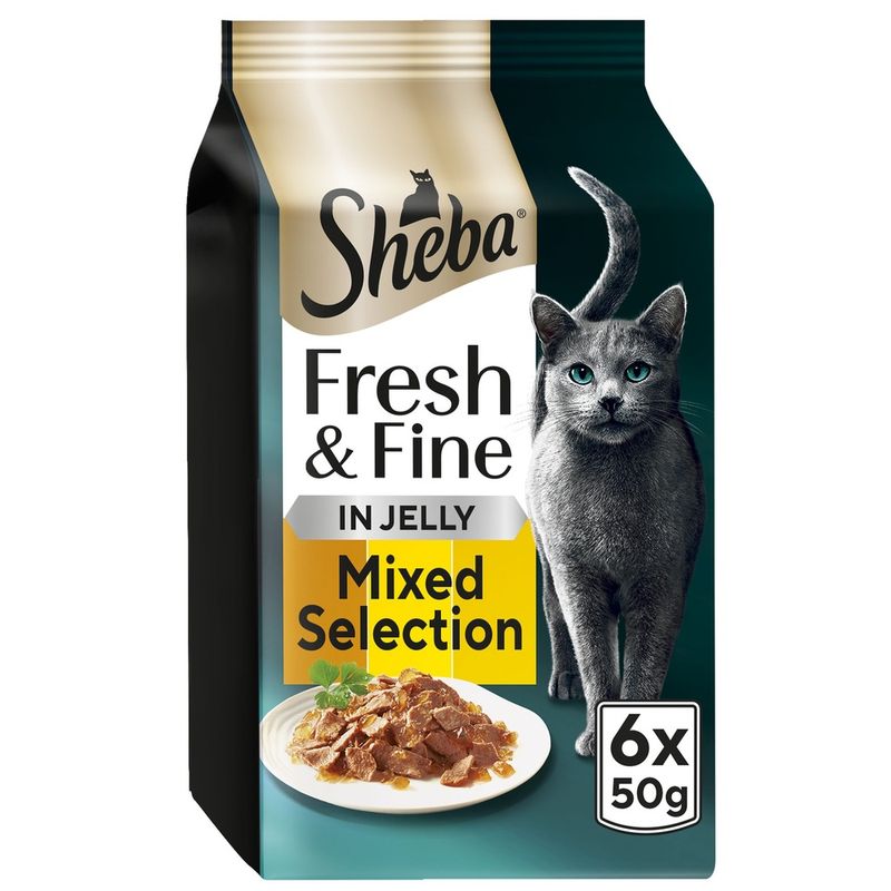 Sheba Fresh & Fine in Jelly Mini Pouches Saver Pack 12 x 50g || Sheba || view 8