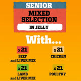 Pedigree Senior Pouches Mixed Selection in Jelly Mega Pack || Pedigree || view 6