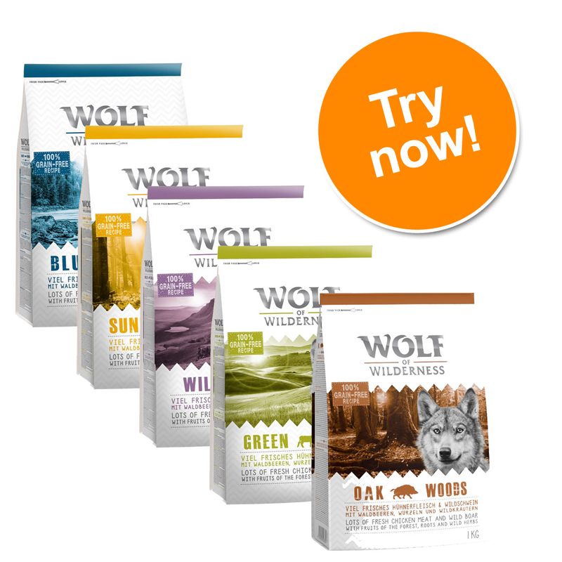 Wolf of Wilderness Classic Mixed Trial Pack || Wolf of Wilderness || view 1