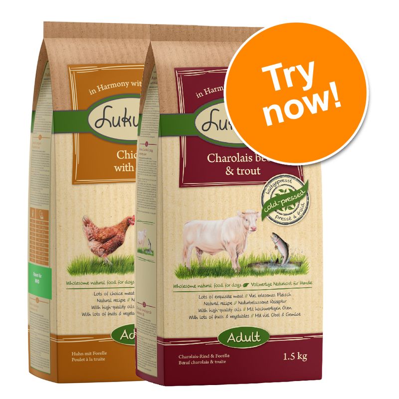 Lukullus Adult Mixed Trial Pack 2 x 1.5kg || Lukullus || view 1