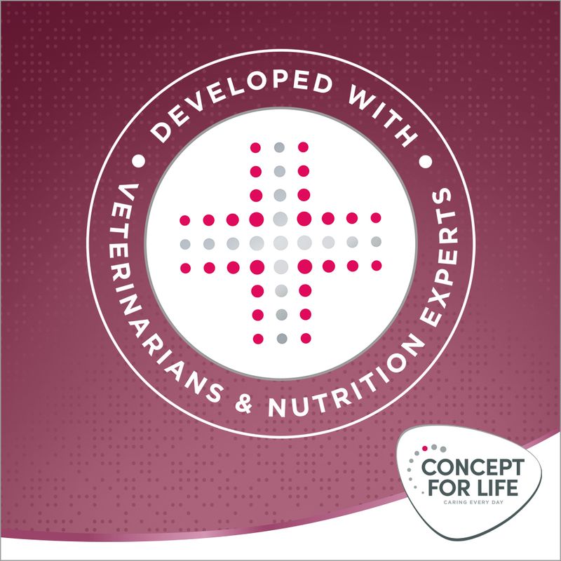 Developed with veterinarians and nutrition experts. Concept for Life. Caring every day.