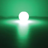 Luminous ball with green light, suitable for dark environments or night activities.