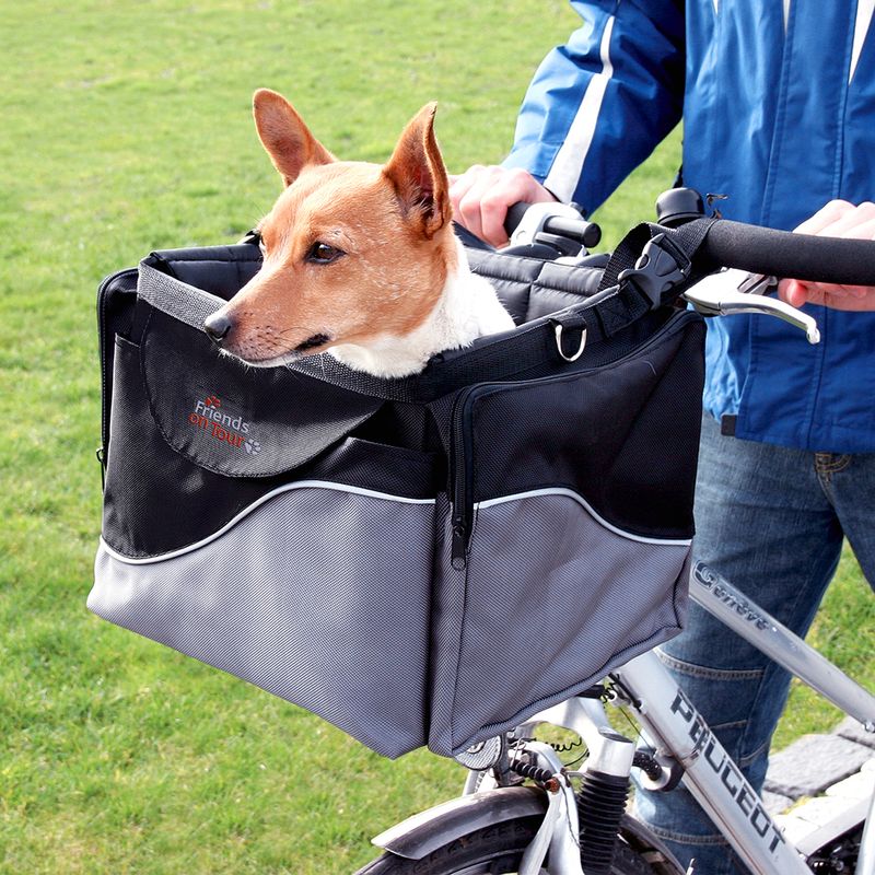 Trixie Friends on Tour de Luxe Bicycle Basket || Trixie || view 2