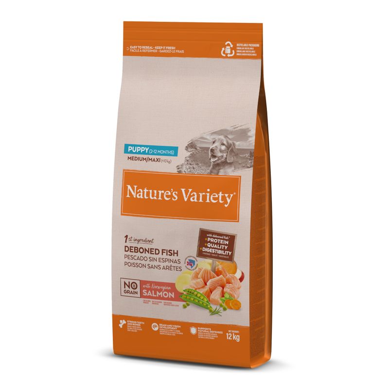 Nature's Variety No Grain Medium/Maxi Puppy Salmon || Nature’s Variety || view 3