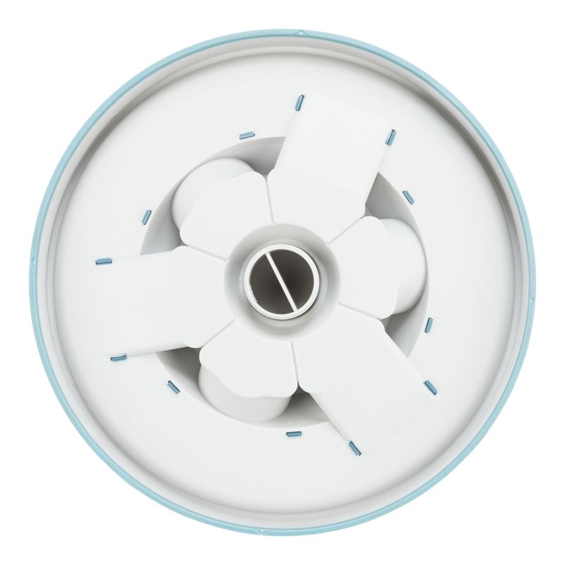 Round filter insert with white plastic housing and central opening, suitable for water treatment systems.
