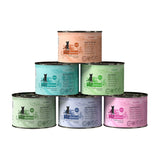 catz finefood Classic wet food, various varieties: chicken & tuna, game & redfish, beef & duck, chicken & pheasant, poultry & shrimp, lamb & horse.