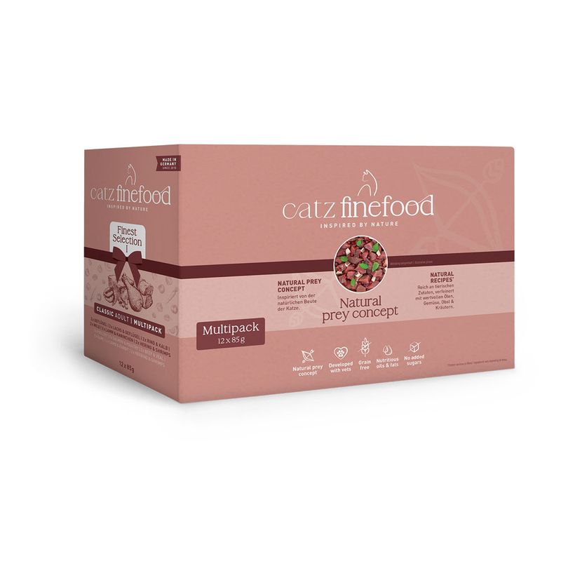 catz finefood Mixed Pack Pouches 12 x 85g