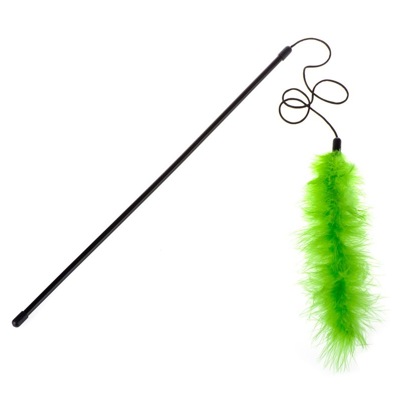 Feather Boa Cat Dangler Pole || undefined || view 1