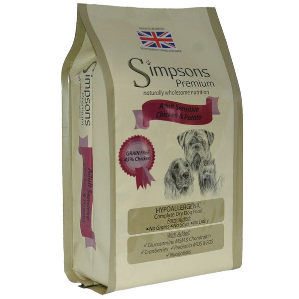 Simpsons Premium Sensitive Adult Dog - Chicken & Potato || Simpsons Premium || view 1