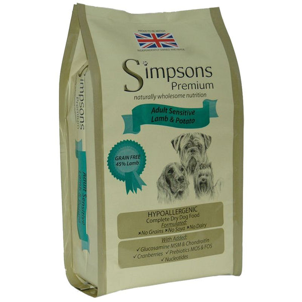 Simpsons Premium Sensitive Adult Dog - Lamb & Potato || Simpsons Premium || view 1