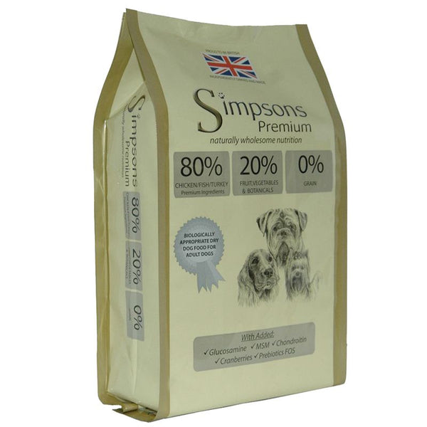 Simpsons Premium 80/20 Adult Dog - Mixed Meat & Fish || Simpsons Premium || view 1