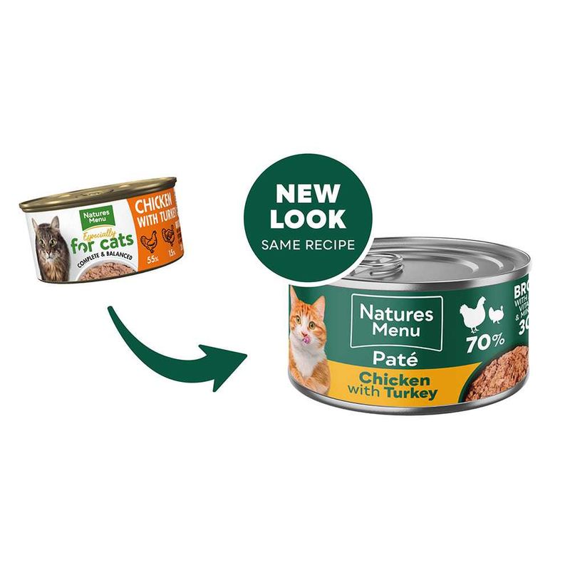 Natures Menu Pâté Cans Adult - Chicken with Turkey