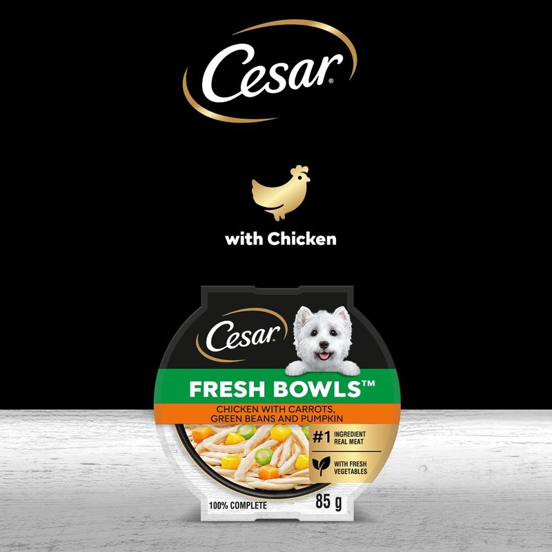 Cesar Fresh Bowls in Gravy 10 x 85g || Cesar || view 9