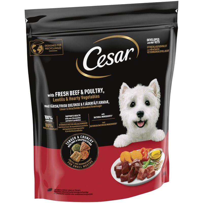 Cesar Adult with Beef, Poultry & Vegetables