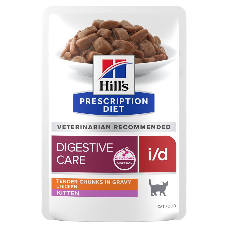 Hill's Prescription Diet Feline i/d Digestive Care Kitten Chicken in Gravy